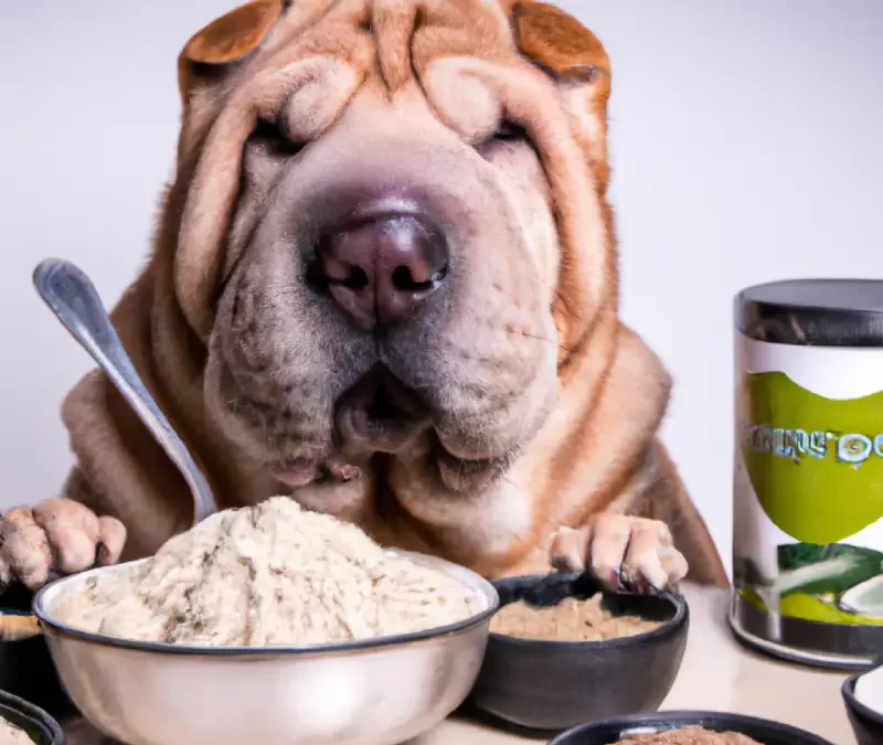La mejor alimentación para un Shar Pei adulto